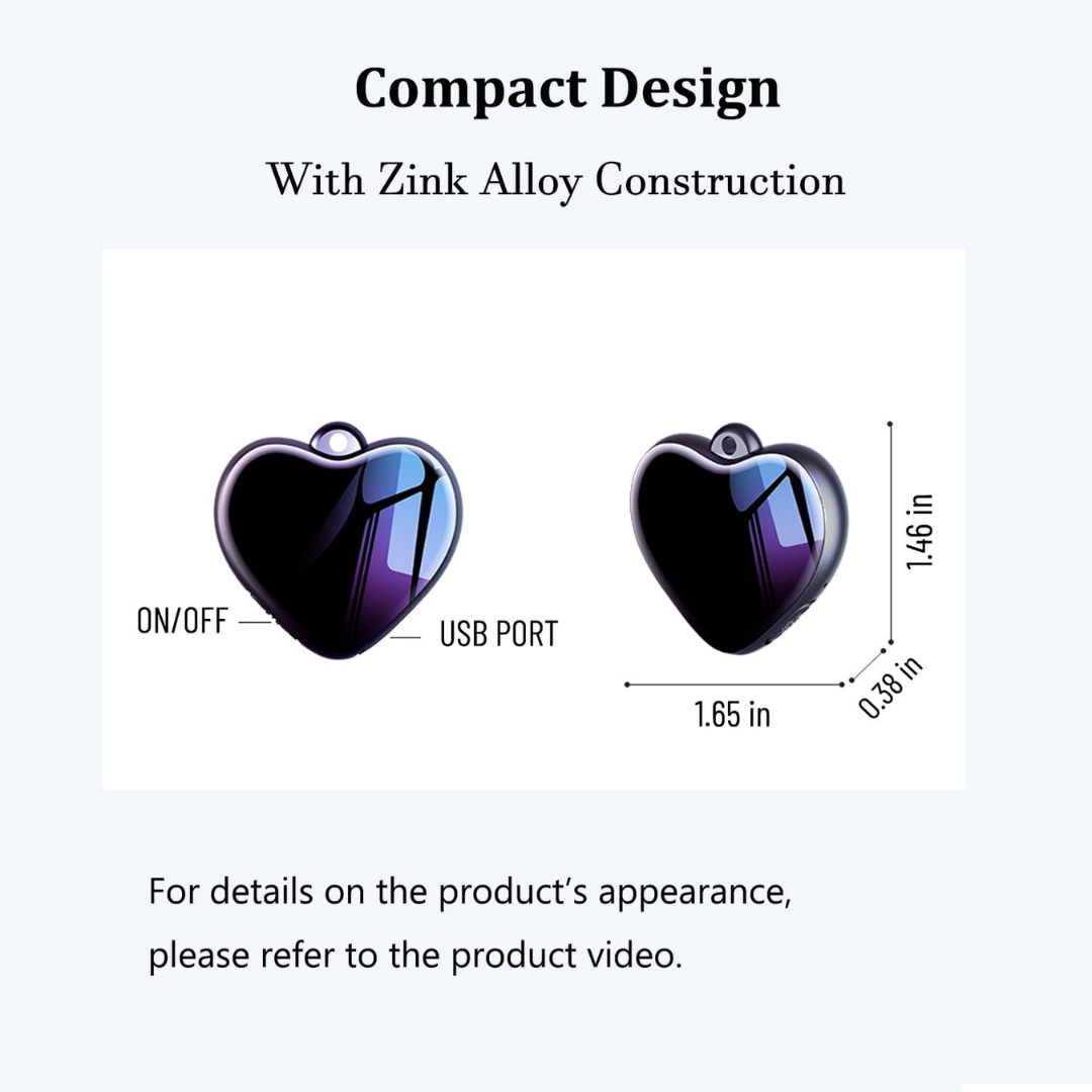 Stealth Heart Voice Activated Recorder