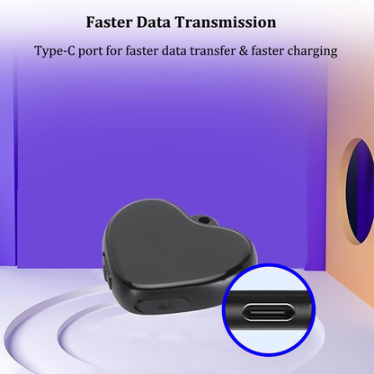 Stealth Heart Voice Activated Recorder