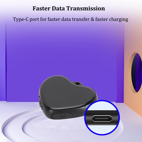 Stealth Heart Voice Activated Recorder